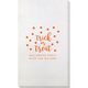 Confetti Dots Trick or Treat Bamboo Luxe Guest Towels Image 2 of 2
